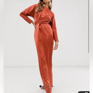 ASOS DESIGN Maxi Dress W/ Wrap Waist
